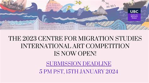 2023 International Art Competition - Centre for Migration Studies