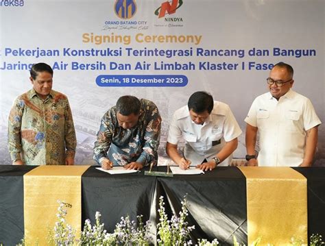 Lengkapi Infrastruktur Dasar Nindya Karya Bersama Kawasan Industri