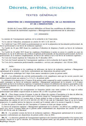 Le R F Rentiel Du Bts Management Op Rationnel De La Pr Pa Aurlom