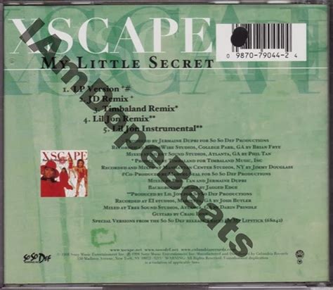 iAmDopeBeats Catalog: XSCAPE - My Little Secret [CD Single]