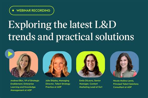 Exploring the latest L&D trends with Go1 and ADP | Go1