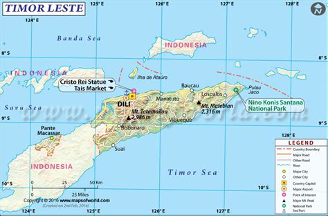 Timor-Leste Map | Map of Timor-Leste | Collection of Timor-Leste Maps