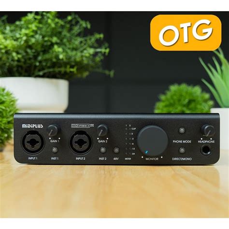 Midiplus Studio 2 Pro OTG ของแทรบประกน 1ป USB C Audio Interface