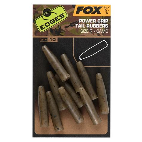 Fox Edges Camo Power Grip Tail Rubbers Premier Angling