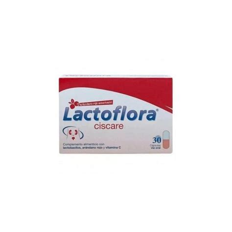 Lactoflora Ciscare Complemento alimenticio con arándano rojo que ayuda