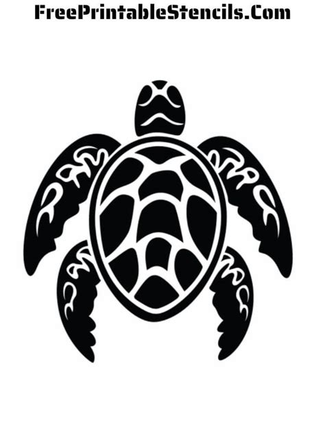 Free Printable Sea Turtle Stencils Free Printable Stencils