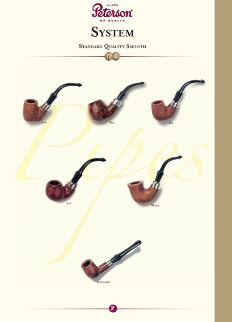 A Beautiful Peterson Of Dublin Pipe Catalogue | rebornpipes