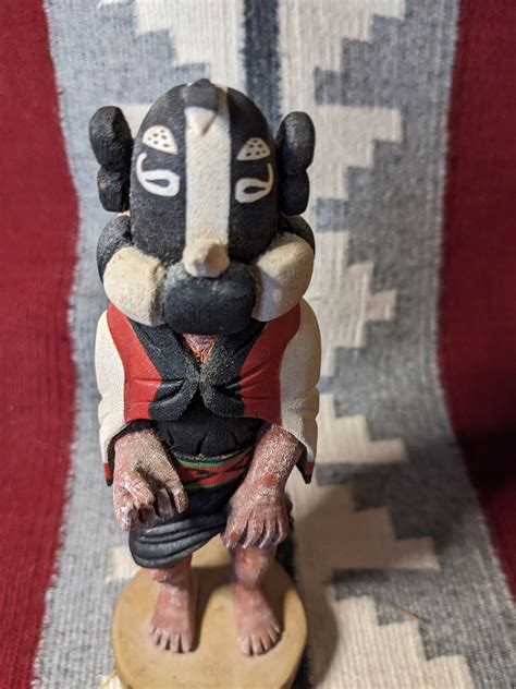 Authentic Cottonwood Hopi Kokopelli Mana Kachina Doll Etsy