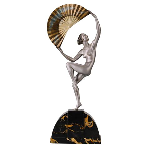 French Art Deco Bronze Sculpture Nude Female Archer By Bouraine At