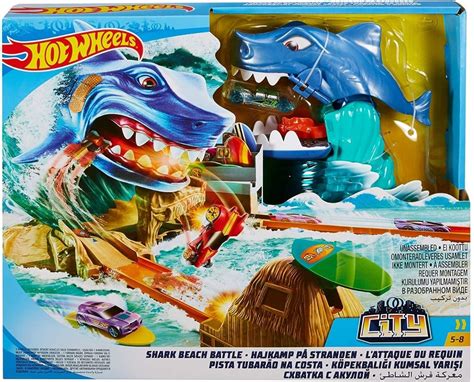Pista Hot Wheels City Ataque Tubarão Parcelamento sem juros