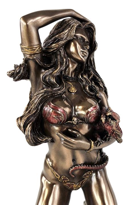 7 Mother Of Dragons Semi Nude Sexy Female Lady Statue Bronze Color Walmart