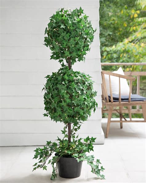 Brilliant Topiary Trees Ivy Best Artificial Hanging Baskets