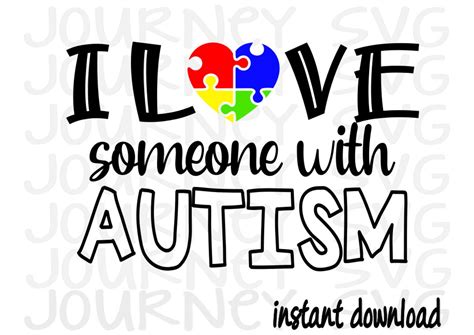 Autism Svg Autism Awareness Svg Autism Love Svg Etsy