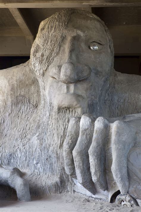 The Fremont Troll in Seattle, Washington
