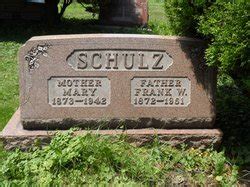 Frank W Schulz M Morial Find A Grave