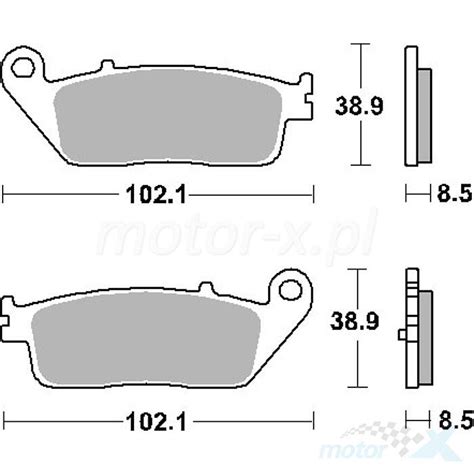 Sbs Sinter Maxi Scooter Ms Sintered Brake Pads Motor X