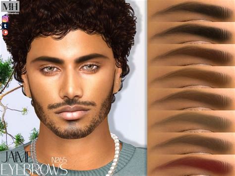 The Sims Resource Jaime Eyebrows N265 Sims Hair Sims 4 Cc Eyes