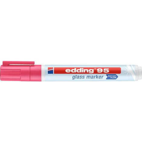 Original Edding Glasmarker Pink Rundspitze 1 5 3 Mm