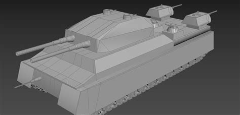 Ratte tank 3D model | CGTrader