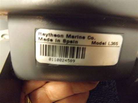 Sell Raytheon Raymarine L 365 Fishfinder Tm 50200 Sandt Transducer