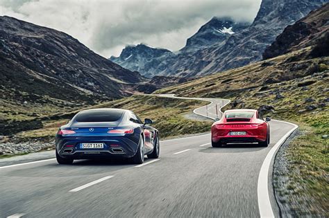 Mercedes AMG GTS Vs Porsche 911 GTS 2015 Review CAR Magazine