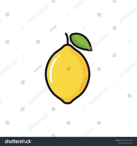 Lemon Fruit Icon Design Vector Stock Vector Royalty Free 2159477329 Shutterstock