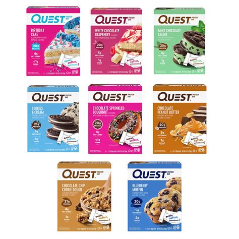 Quest Protein Bars G High Protein Bars Variety Of Flavors Bars