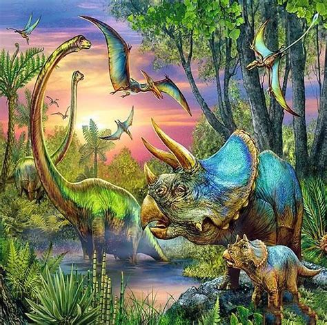 Chenistory Dzdp940 Dinosaur Diamond Painting Art Diamond Mosaic