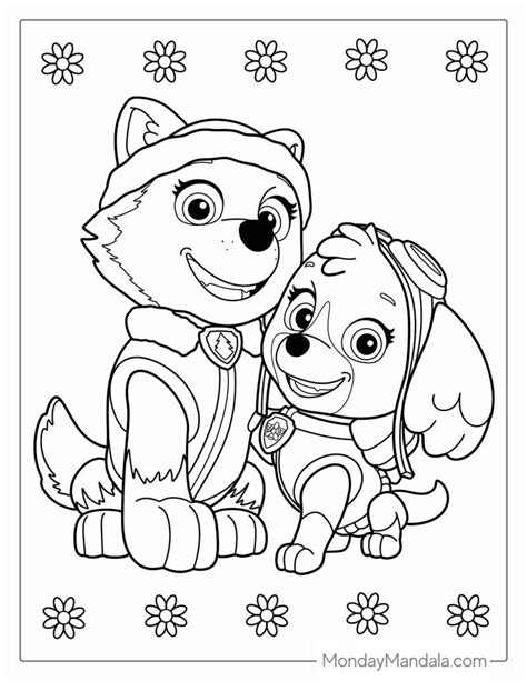 58 Paw Patrol Coloring Pages Free PDF Printables Paw Patrol