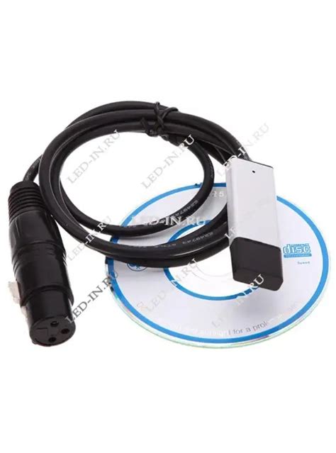 USB DMX 512 контроллер (usb dmx интерфейс) - купить
