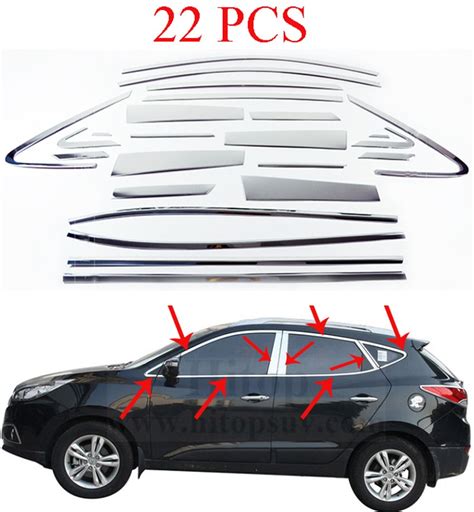 Window Frame Cover Trim Sill For Hyundai Tucson Ix