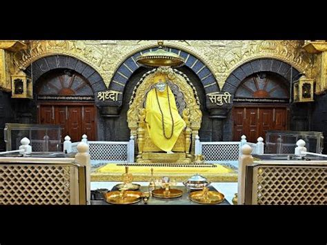 SHIRDI SAI BABA SHEJ LIVE DARSHAN 17 12 23 SAI BABALIVE DARSHAN FROM