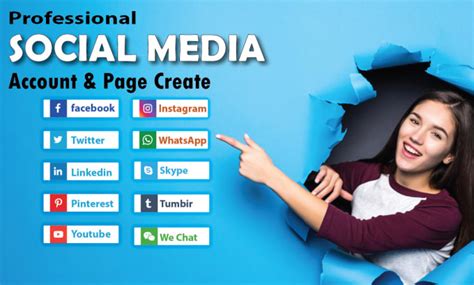 Create And Set Up All Social Media Accounts Business Page Optimize By