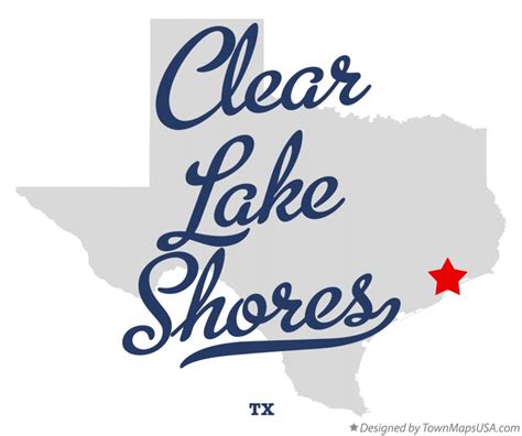 Map of Clear Lake Shores, TX, Texas