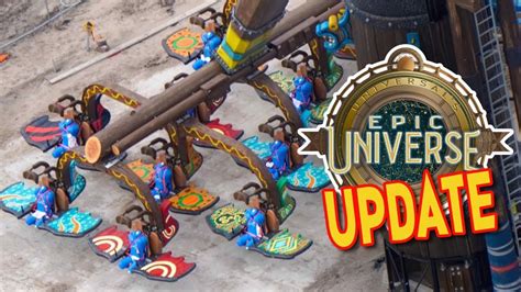 Epic Universe Construction Update How To Train Your Dragon Ride