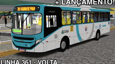 Pr Ton Bus Simulador Lan Amento Gameplay Volta Da Linha