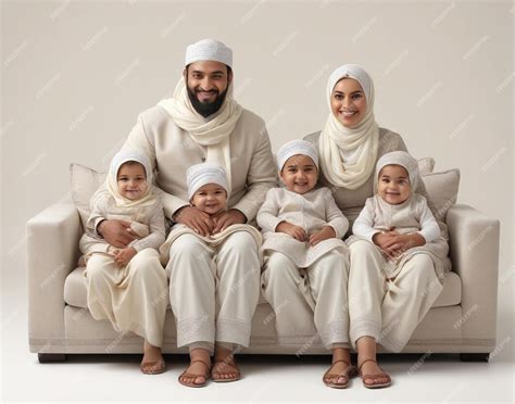 premium photo family  portraits moments  family sitting   couch