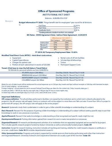 FREE 10+ Research Fact Sheet Samples & Templates in PDF | MS Word