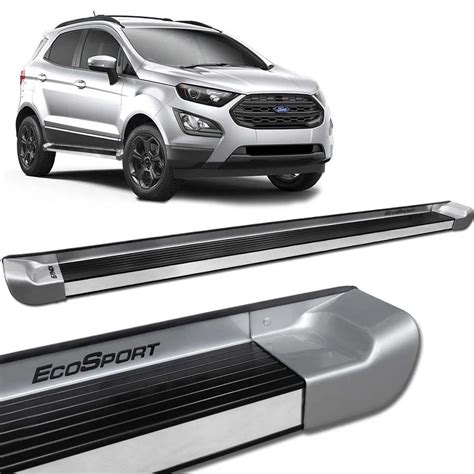 Estribo Lateral Ecosport 2013 A 2021 Prata Enseada Personalizado GTNOX