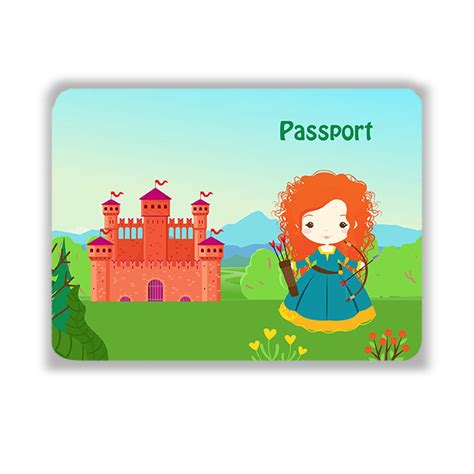 Passport Cover Princess Series Passport Character Case Passport Cover For Passport Document