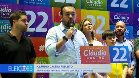 V Deo Claudio Castro Vence No Primeiro Turno E Reeleito Governador