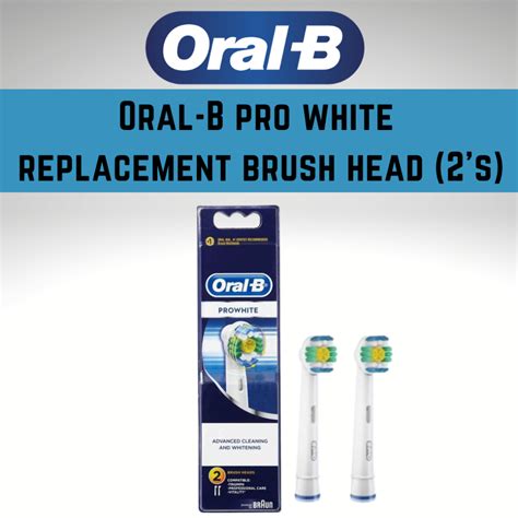 Oral B EB18 Pro White Replacement Head Refill 2 Pcs Shopee Malaysia