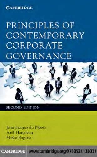 خرید و قیمت دانلود کتاب Principles Of Contemporary Corporate Governance