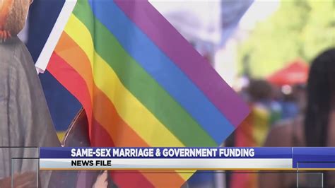 Same Sex Marriage And Government Funding Youtube