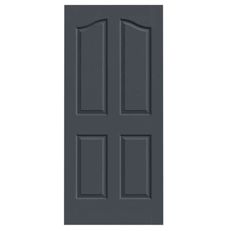 Jeld Wen Provincial Slate 4 Panel Arch Top Hollow Core Molded Composite Slab Door Common 36 In