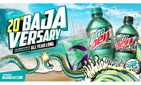 Mtn Dew Baja Blast Celebrates 20th Anniversary With Year Round Release Beverage Industry