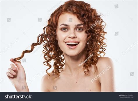 Naked Shoulders Curls Charm Health Beauty Stock Photo 1579715932 Shutterstock