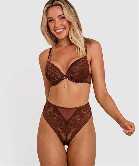 Bras N Things Cadence High Waist V String Nude 6 01379602