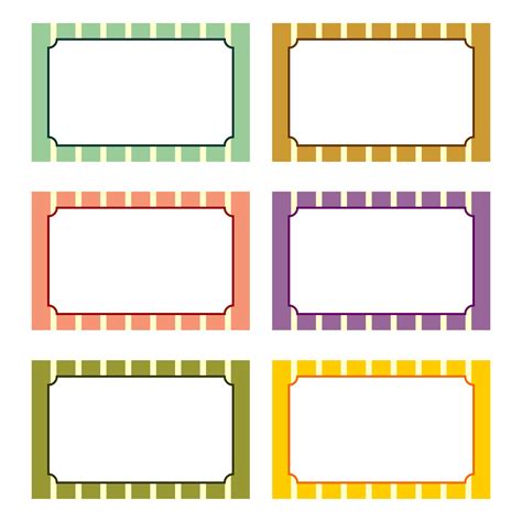 10 Best Free Printable Label Templates Printablee | Printable Labels