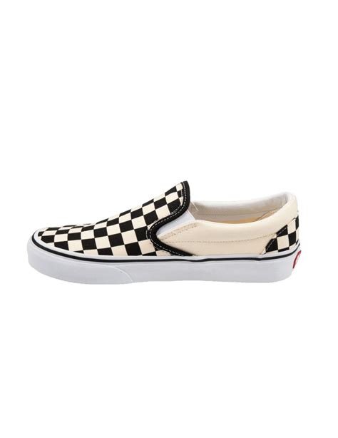 Zapatillas Vans Classic Slip On Negras Ajedrez Unisex